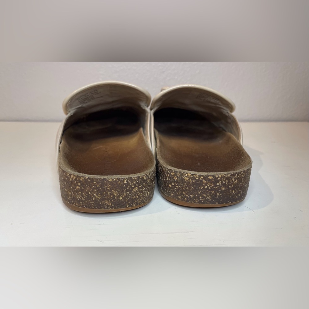 Tory Burch Women’s Charm Cream Mules with Gold Accent Size 8 - Picture 6 of 8